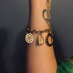 Gold Coach bracelet